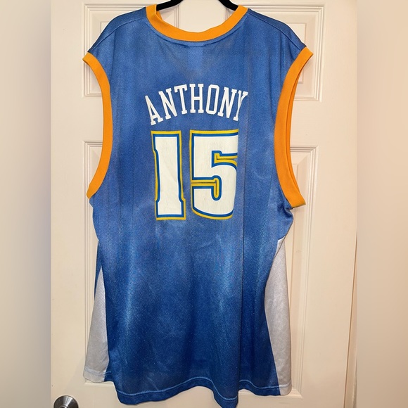 Vintage Reebok NBA Denver Nuggets Carmelo Anthony XL Jersey - Picture 1 of 7